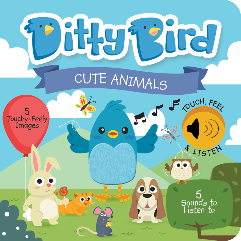 Cute Animals Board Book by Ditty Bird - Friends of K