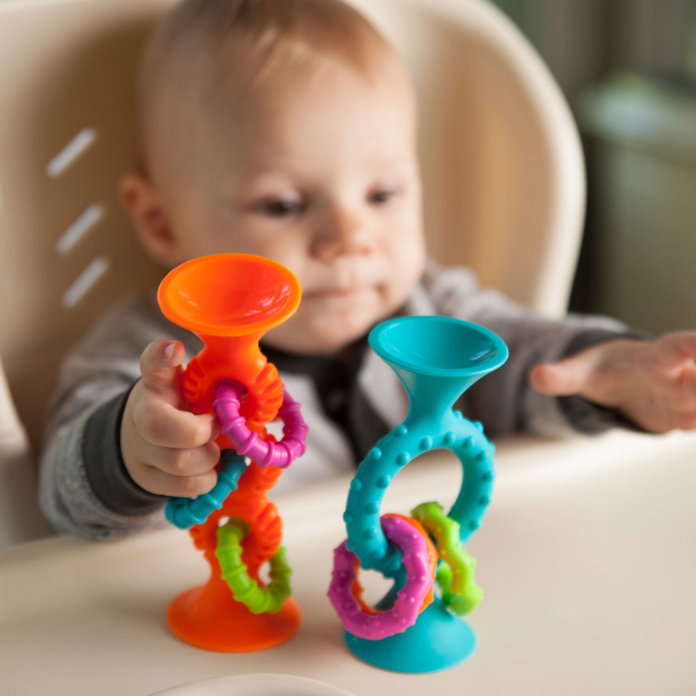 Pip Squigz Loops - Teal by Fat Brain Toys - Friends of K