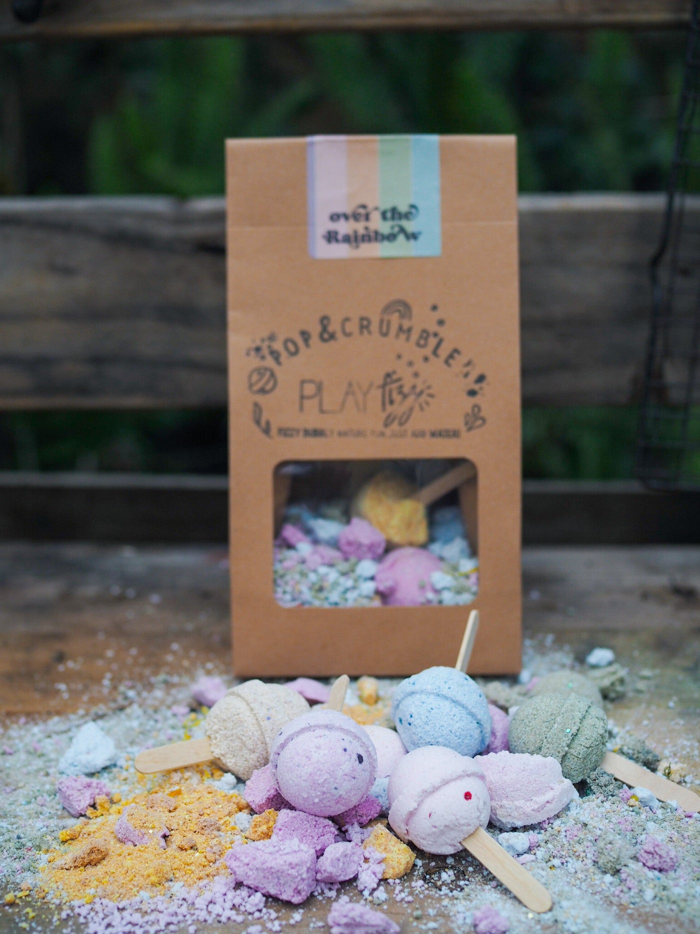 Rainbow Pop & Crumble PlayFizz (Pack) by Wild Mountain Child - Friends of K