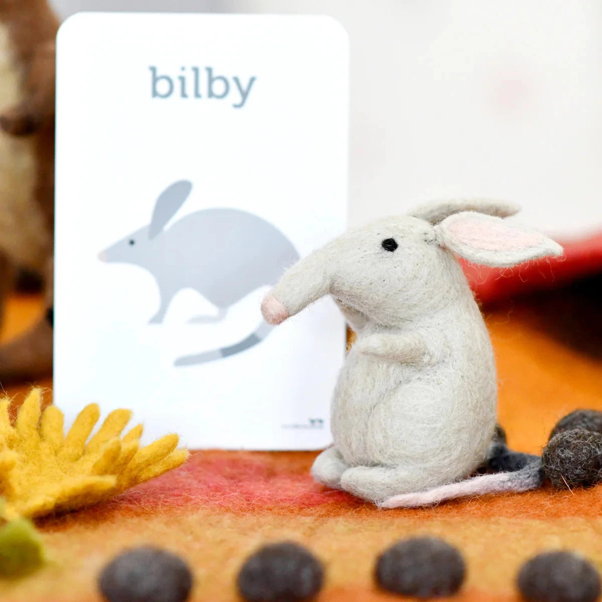 Tara Treasures | Felt Bilby Toy (Australian Animal) by Tara Treasures - Friends of K