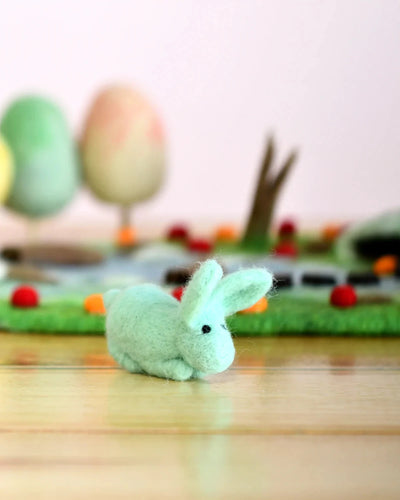Tara Treasures | Felt Mint Green Rabbit Toy by Tara Treasures - Friends of K
