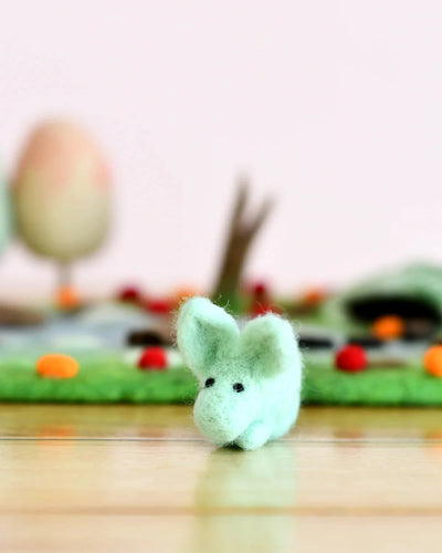 Tara Treasures | Felt Mint Green Rabbit Toy by Tara Treasures - Friends of K