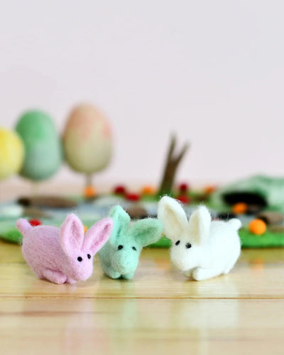 Tara Treasures | Felt Mint Green Rabbit Toy by Tara Treasures - Friends of K
