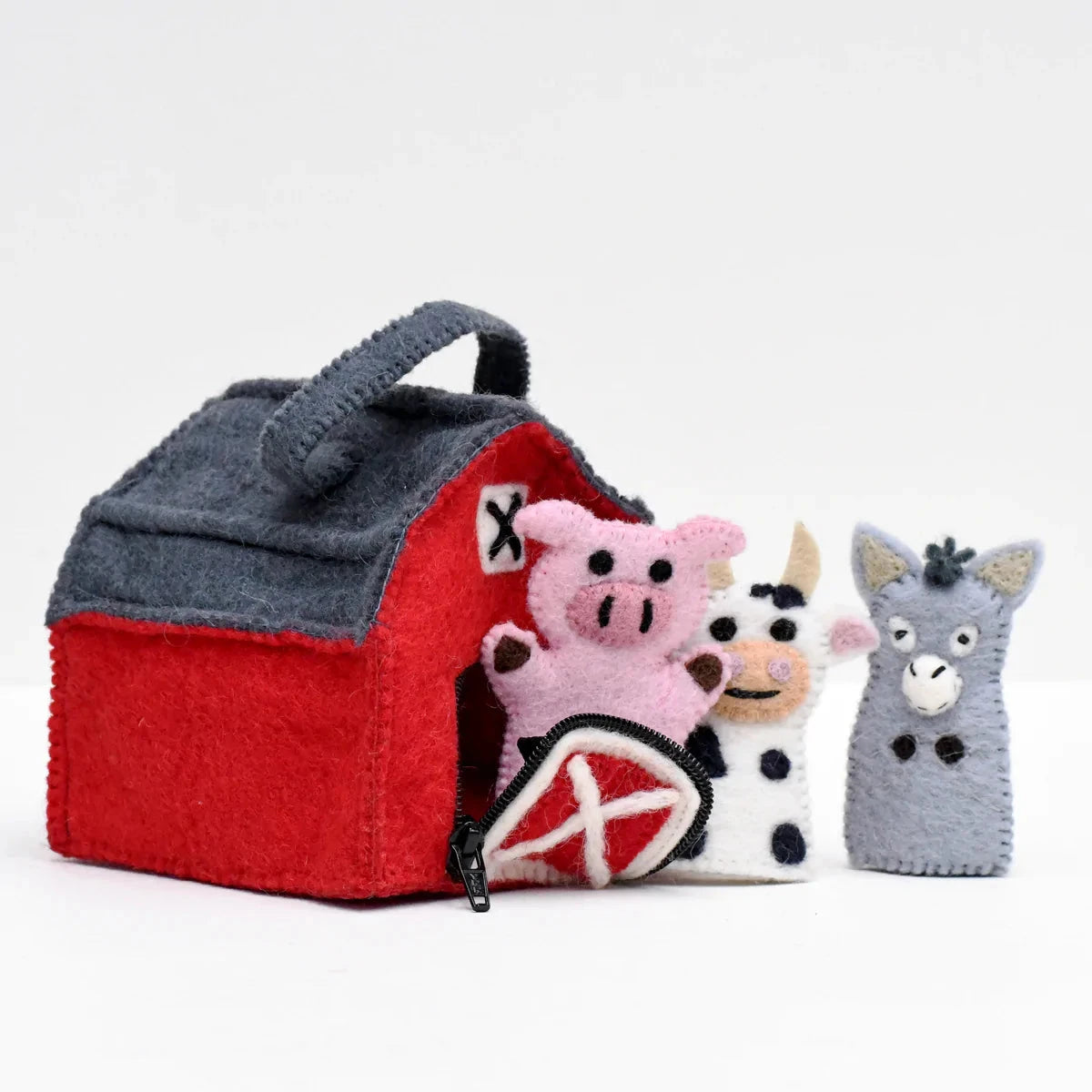 Tara Treasures | Finger Puppets - Farm Barn (Farmhouse) Bag by Tara Treasures - Friends of K