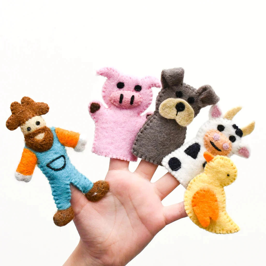 Tara Treasures | Old MacDonald Farm Animals A, Finger Puppet Set by Tara Treasures - Friends of K
