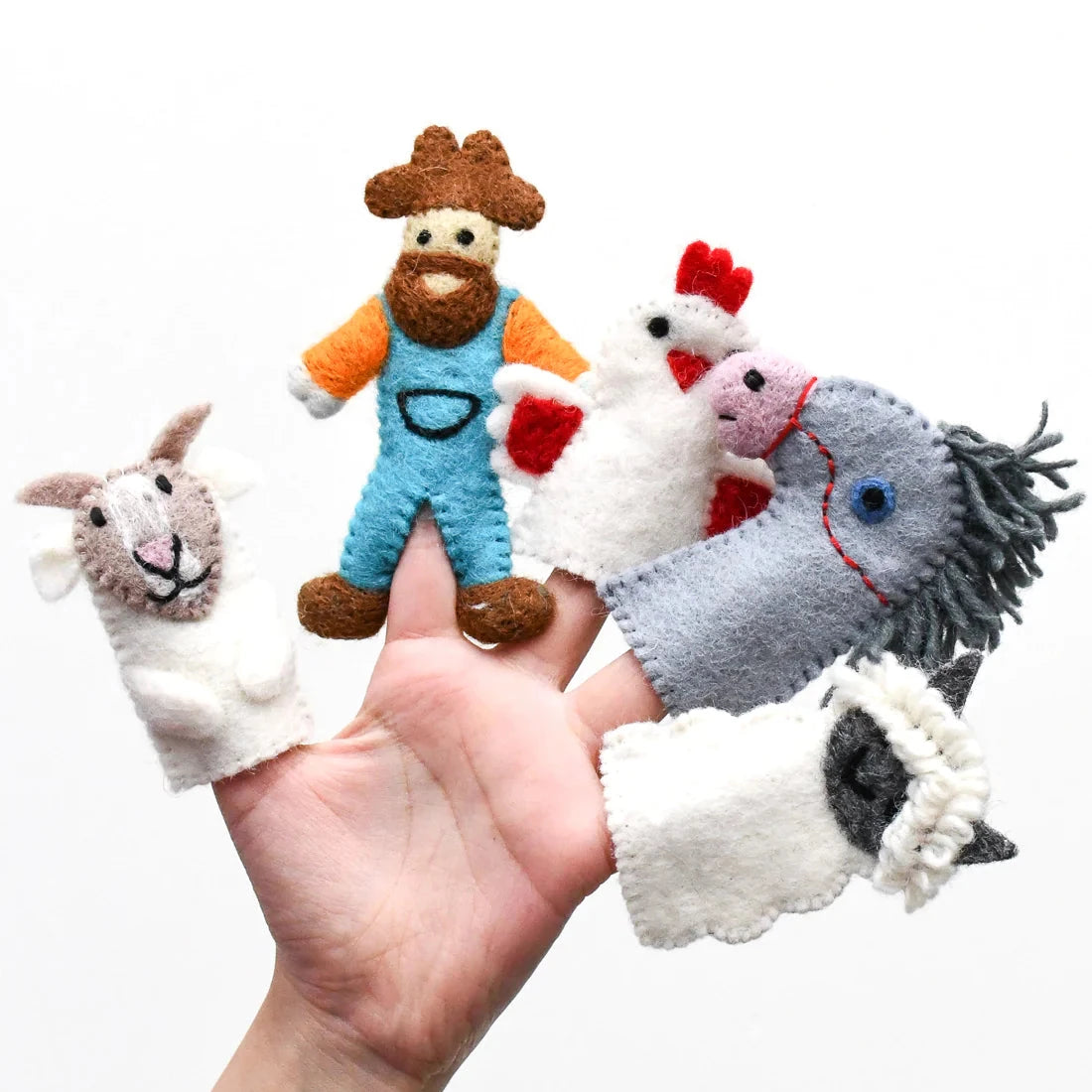 Tara Treasures | Old MacDonald Farm Animals B, Finger Puppet Set by Tara Treasures - Friends of K
