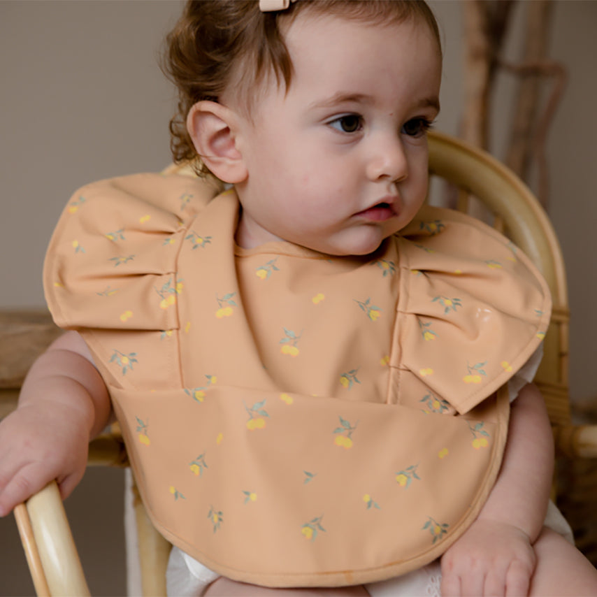Waterproof Snuggle Bib - Lemon Frill by Snuggle Hunny Kids - Friends of K