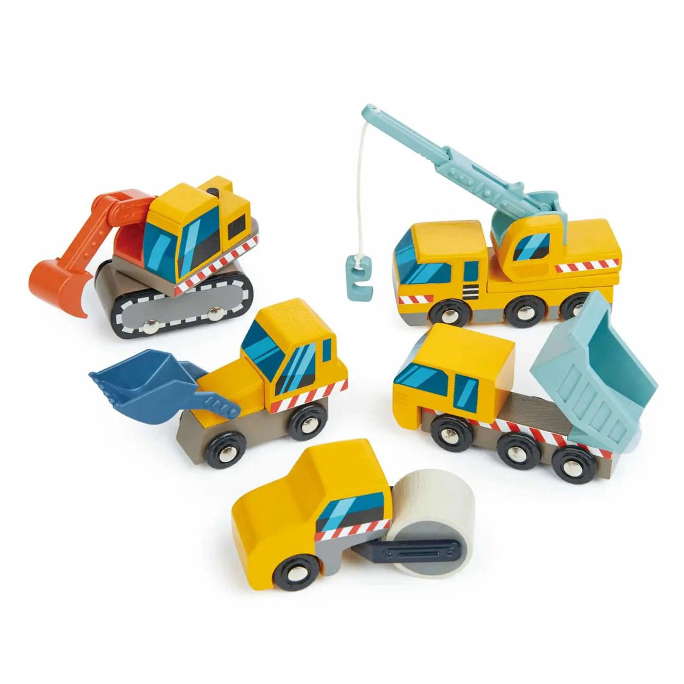 Wooden Construction Car Set by Tender Leaf Toys - Friends of K