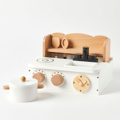 Wooden Kitchen Stove Set by Nordic Kids - Friends of K