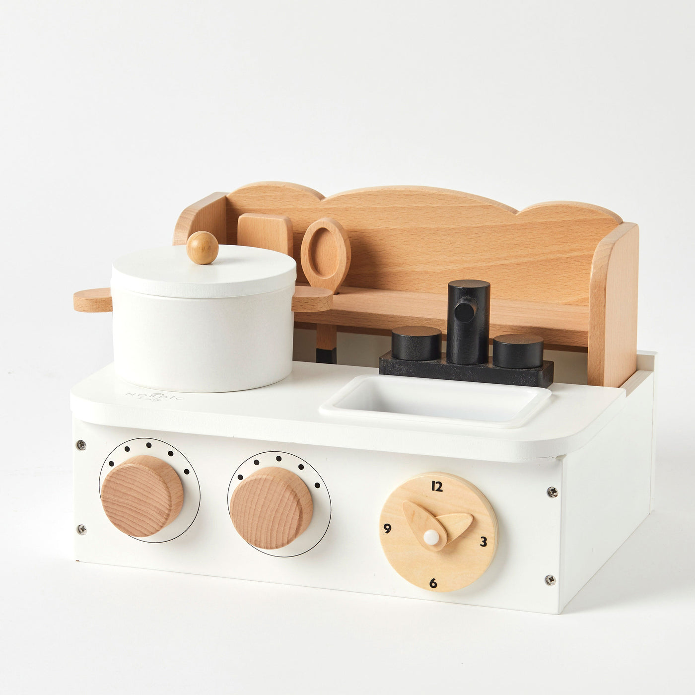 Wooden Kitchen Stove Set by Nordic Kids - Friends of K